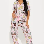 Bratz Slumber Party PJ Pant Set - Pink/combo