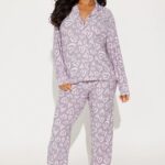Be My Love PJ Pant Set - Grey/combo